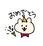 カラフルなくまねこうさぎ（個別スタンプ：30）