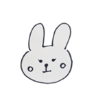 真顔アニマル 万能（個別スタンプ：1）