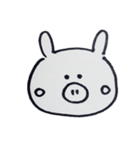 真顔アニマル 万能（個別スタンプ：13）