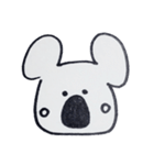 真顔アニマル 万能（個別スタンプ：15）