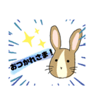 イラストうさぎの若（個別スタンプ：2）