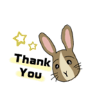 イラストうさぎの若（個別スタンプ：7）