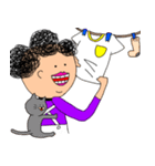 家族の日常。おかあさん編。（個別スタンプ：12）