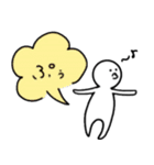 頭のねじがとんだ人と鳥。（個別スタンプ：38）