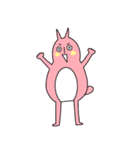 可愛くない ウサギ（個別スタンプ：2）