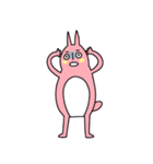 可愛くない ウサギ（個別スタンプ：10）