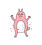 可愛くない ウサギ（個別スタンプ：17）