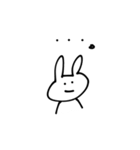 手書きねこ・うさぎ（個別スタンプ：5）