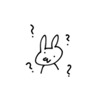 手書きねこ・うさぎ（個別スタンプ：6）