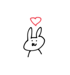 手書きねこ・うさぎ（個別スタンプ：7）