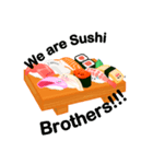 寿司ブラザーズ フロム はらぺこファミリー（個別スタンプ：1）