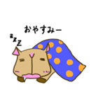 カピバラのかぴ助（個別スタンプ：3）