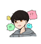 JK的思考の男子大学生（個別スタンプ：9）