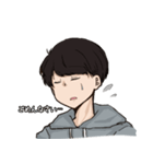 JK的思考の男子大学生（個別スタンプ：13）