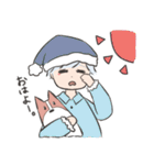 銀髪ゆる男子とコーギー（個別スタンプ：2）