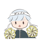 銀髪ゆる男子とコーギー（個別スタンプ：18）
