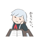 銀髪ゆる男子とコーギー（個別スタンプ：27）