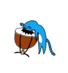 幸せの青いトラ ～ 吹奏楽 Ver. ～（個別スタンプ：20）