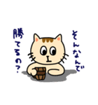 ゲーム大好きおねこさん（個別スタンプ：1）