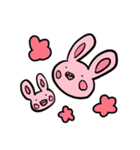 ゆるかわうさぎさん(きのこのこ)（個別スタンプ：3）