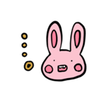 ゆるかわうさぎさん(きのこのこ)（個別スタンプ：10）