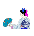 popon  京娘01（個別スタンプ：3）
