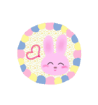 にこにこ〜うさぎ（個別スタンプ：1）
