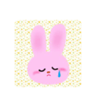 にこにこ〜うさぎ（個別スタンプ：3）