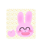 にこにこ〜うさぎ（個別スタンプ：5）