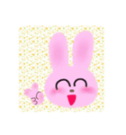 にこにこ〜うさぎ（個別スタンプ：7）