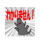 シロとクロ 日常会話スタンプ（個別スタンプ：22）