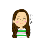 ボーダー国のあさみちゃん（個別スタンプ：2）