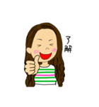ボーダー国のあさみちゃん（個別スタンプ：3）