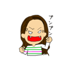 ボーダー国のあさみちゃん（個別スタンプ：12）