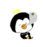 白黒ぺんぎんスタンプ（個別スタンプ：4）