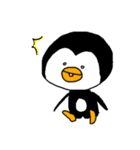 白黒ぺんぎんスタンプ（個別スタンプ：6）