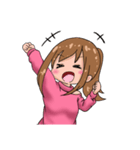 ポニテ女子のスタンプ（個別スタンプ：5）