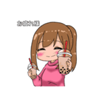 ポニテ女子のスタンプ（個別スタンプ：19）