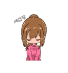 ポニテ女子のスタンプ（個別スタンプ：20）