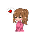 ポニテ女子のスタンプ（個別スタンプ：22）