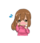 ポニテ女子のスタンプ（個別スタンプ：35）