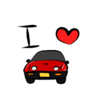 平成時代のミニスーパーカー（個別スタンプ：13）