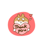 てきとうなしばいぬ（個別スタンプ：5）