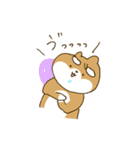てきとうなしばいぬ（個別スタンプ：14）