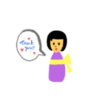 こけしちゃん☆☆（個別スタンプ：1）