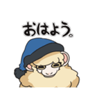 モコもこひつじさん 1（個別スタンプ：1）
