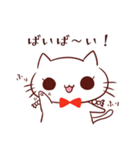 ネクタイねこちゃんのスタンプ（個別スタンプ：5）