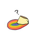わたしましま印➕ぷりん2（個別スタンプ：4）