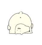 シンプルなしろくまくん（個別スタンプ：9）