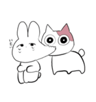 ねことうさぎさん（個別スタンプ：14）